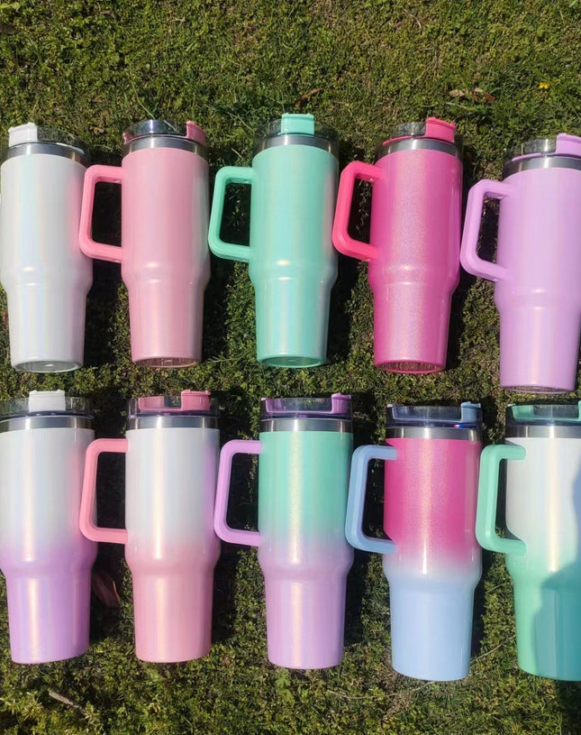 Large Capacity Double-layer Stainless Steel Vacuum Insulation Cup