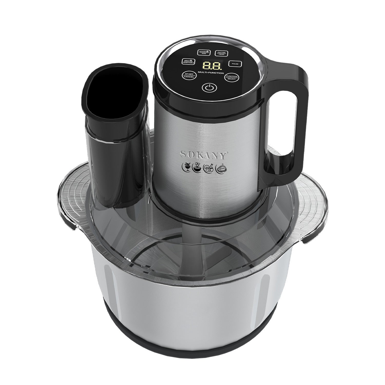 Meat Grinder Stainless Steel Cooking Machine Vegetable Cutting Mixer