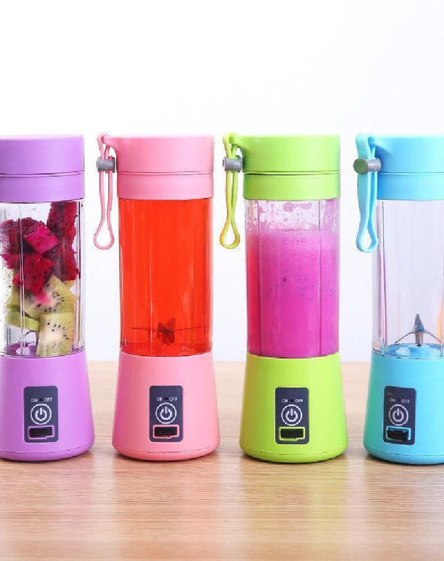 Portable Blender With USB Rechargeable Mini Kitchen Fruit Juice Mixer
